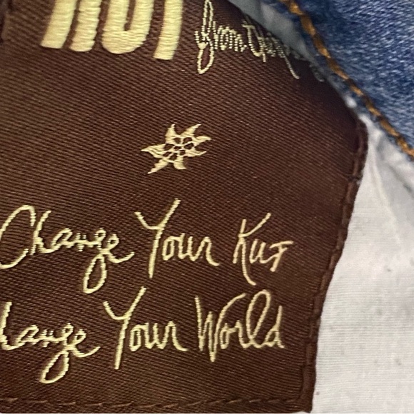 Kut From The Kloth Jeans Women 4 Distressed Light Wash Slim Straight Denim Faded - Picture 11 of 11